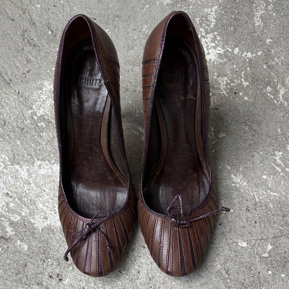 Schutz Leather heels